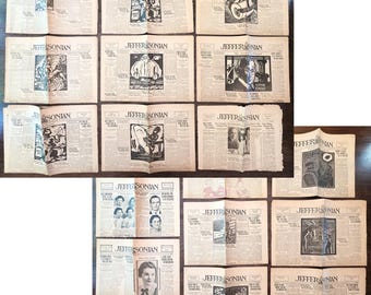 Jeffersonian [17 issues, 1934 & 1936] Jefferson High School, Portland, Oregon ~ weekly student newspaper