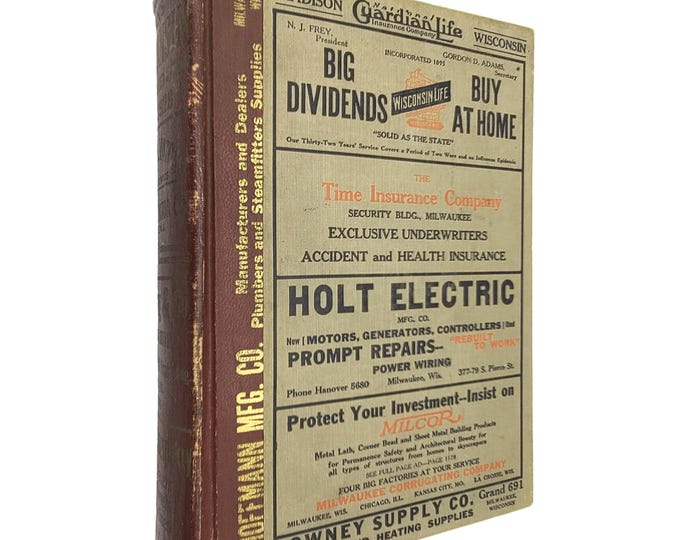 Polk's 1927-1928 Wisconsin State Gazetteer and Business Directory - Genealogy