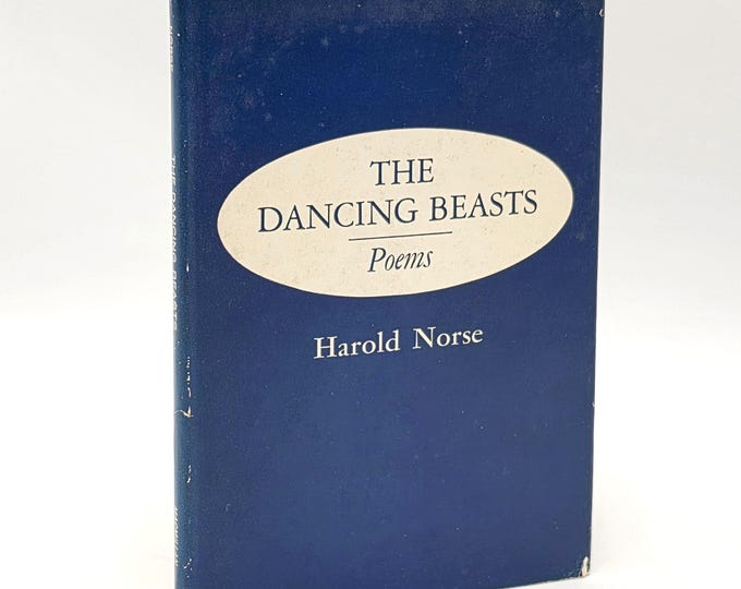 The Dancing Beasts ~ Harold Norse 1962 First Edition ~ Beat Generation