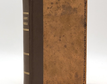 The Pilgrim's Progress 1836 John Bunyan ~ w/ color plan of the Pilgrim's Road from the City of Destruction to the Celestial City
