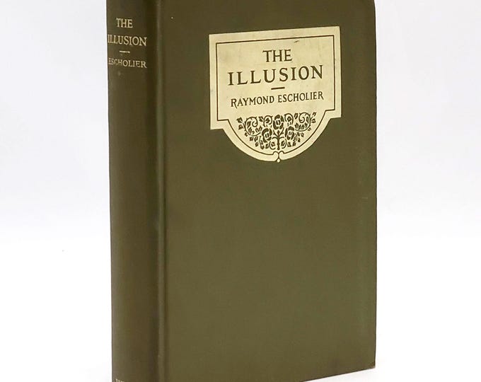 The Illusion (Dansons la trompeuse)  1922 Raymond Escholier ~ Lady Northcliffe Prize winning novel
