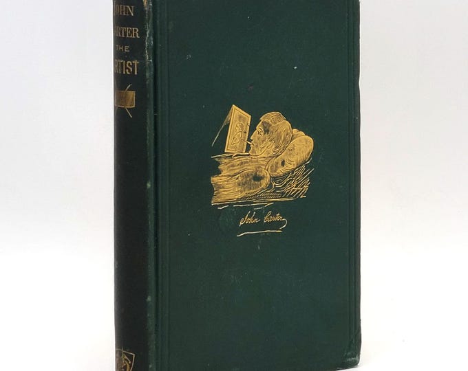 The Life of John Carter 1868 Biography of quadriplegic artist ~ by Frederick James Mills ~ quadriplegia