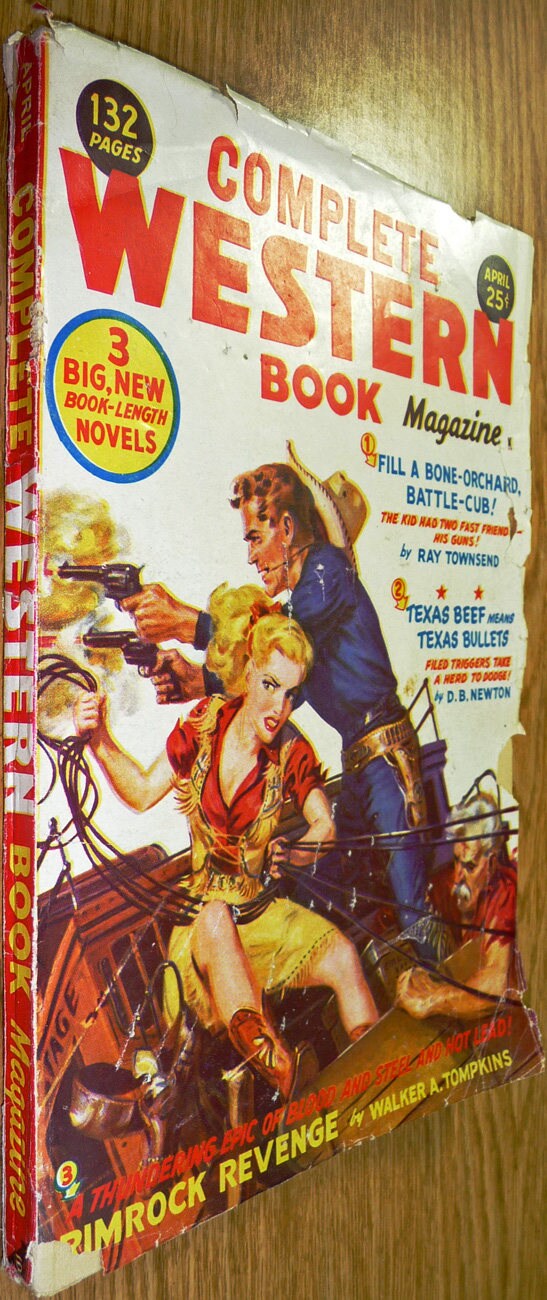 Complete Western Book Magazine Volume 17 Number 8 April 1950 Pulp