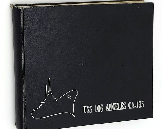 USS Los Angeles (CA-135) WESTPAC Cruise Book 1958-1959 Western Pacific United States Navy