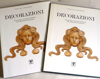 Decorazioni: il ferro fuso e la pietra artificiale nelle Folloniche 1995 by Casini & Saragos architectural decorations in Follonica, Tuscany