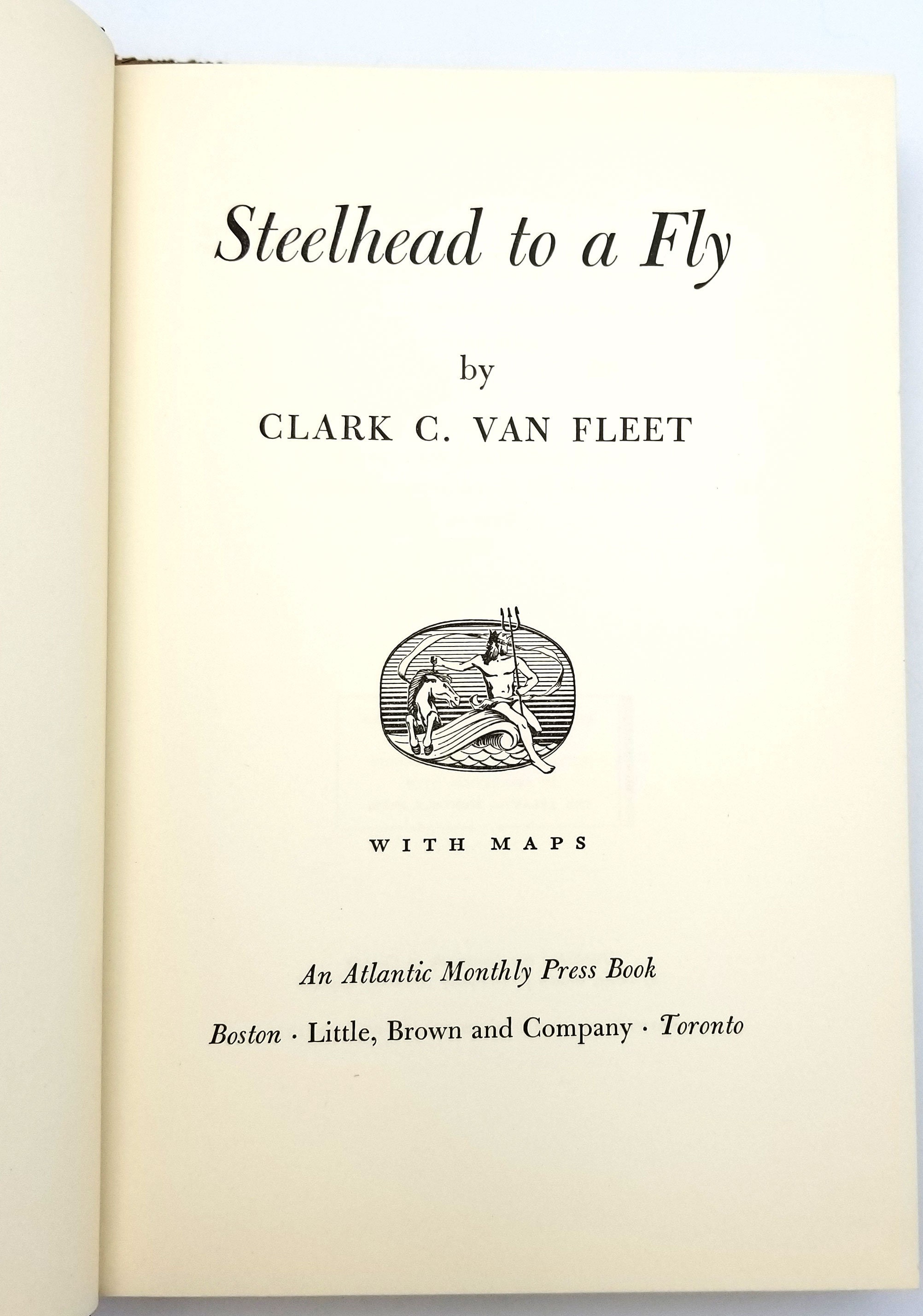Steelhead to a Fly 1st Edition in Dust Jacket 1954 Clark C. Van