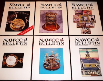 1997 Full Year NAWCC Bulletin of the National Association of Watch and Clock Collectors ~ 6 issues ~ Horology