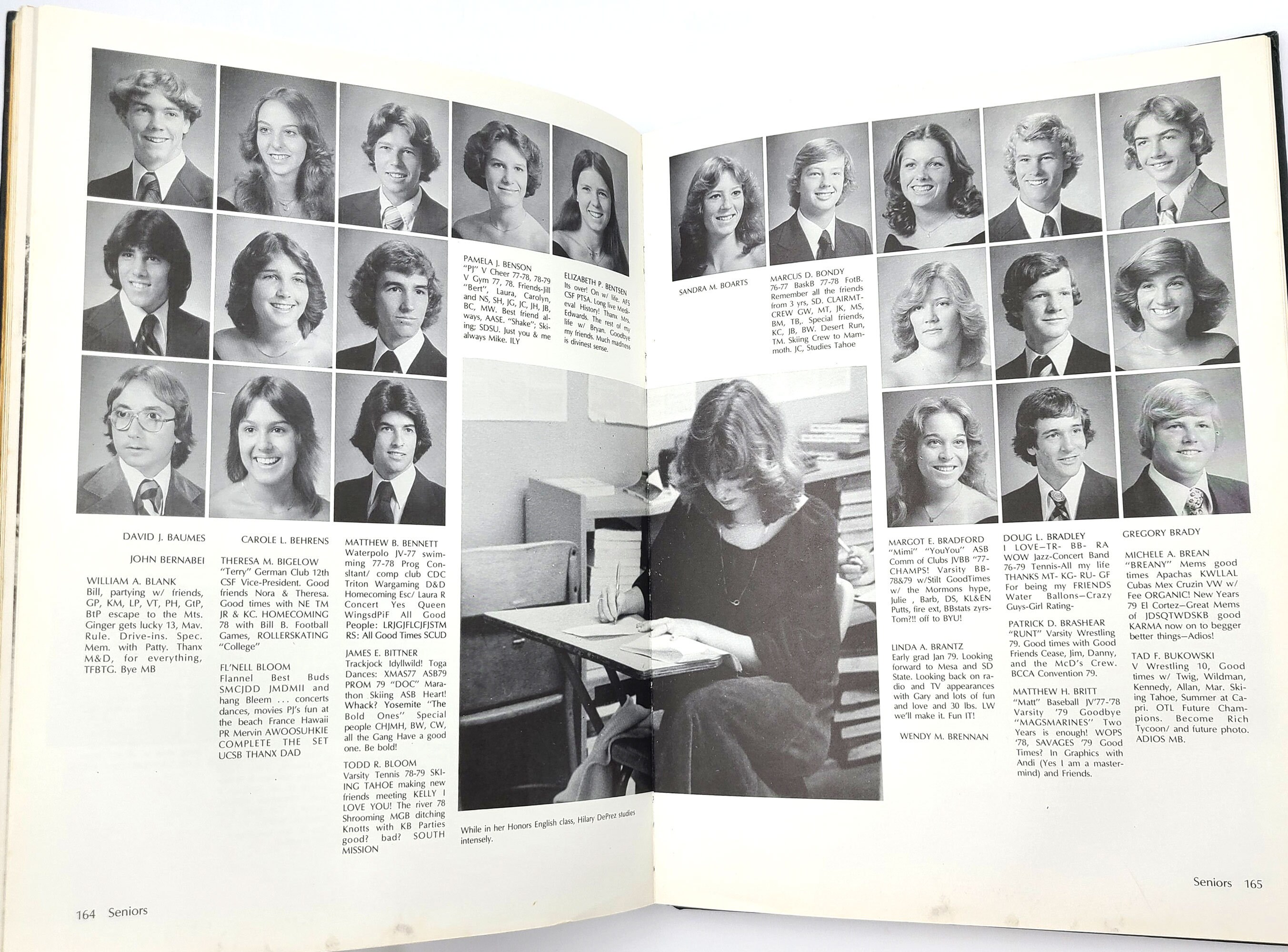 Mission Bay High School Yearbook 1979 Taroga San Diego Etsy