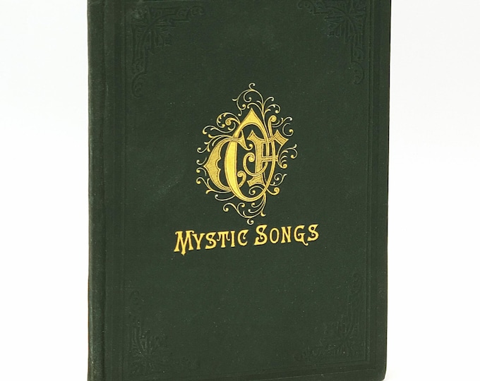 Mystic Songs for Councils of Chosen Friends [Order of Chosen Friends] 1884 Lorraine J. Pitkin [Eastern Star] ~ RARE Fraternal Order Songbook