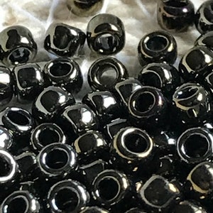 TOHO Round Seed Beads, 8/0 Metallic Iris Brown, (TR-08-83), Qty 20 grams, 3mm Seed Beads