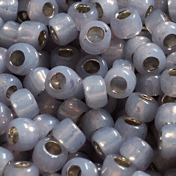 NEW* TOHO Round Seed Beads, 8/0, Silver-Lined Milky Alexandrite, (TR-08-2122), Qty 20 grams, 3mm Seed Beads