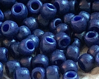NIEUW* TOHO ronde rocailles, 11/0, semi-geglazuurde marineblauw, (TR-11-2607F), 20 gram, 2,2 mm rocailles