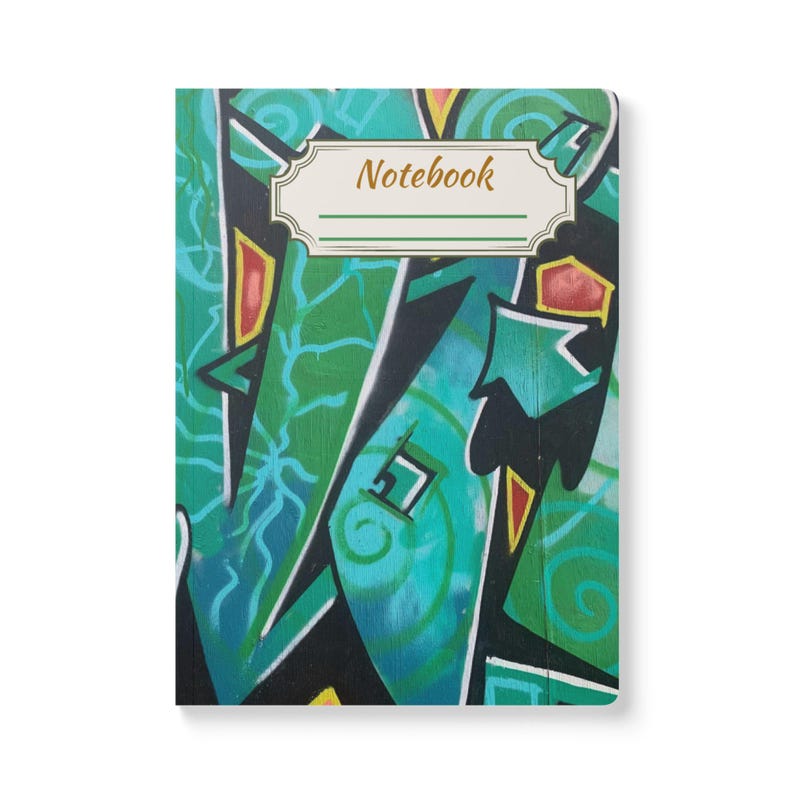 Graffiti Journal, Street Art Notebook, Urban Sketchbook, Softcover ...
