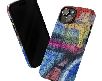 Telefonhülle - Graffiti Tough Case, Bunte Schutzhülle, Street Art Phone Accessoire, Cooles Urbanes Design, Individuelle Hartschale