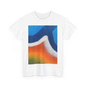 Graffiti Tee, Urban Street Style Shirt, Unisex Cotton Top, Colorful Graphic Tee, Hip Hop Tshirt, Cool Tee for Men and Women