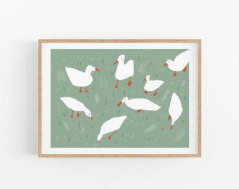 Ducks - A4 Print