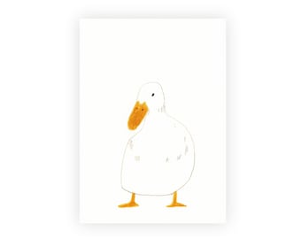 Ente - Postkarte