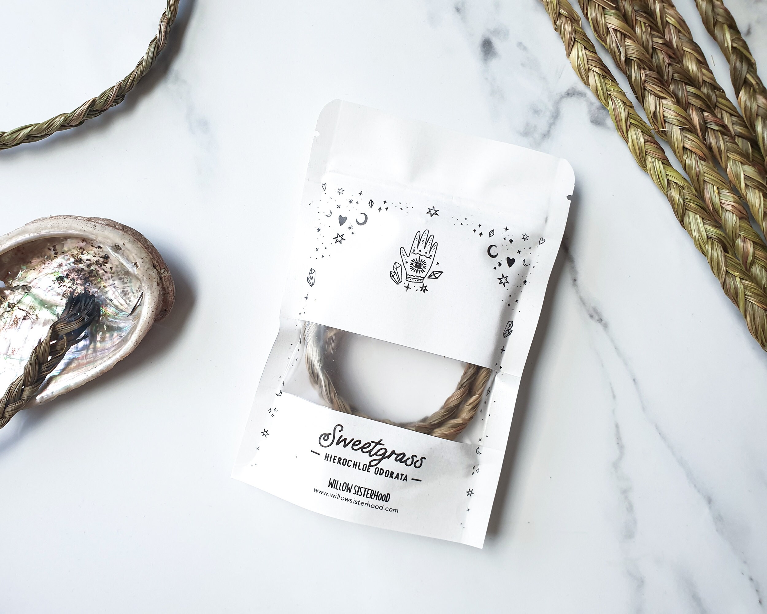 Sweet Grass Braid Sweetgrass Foin d'odeur Vanilla Grass Manna Positive Energies Feminine Incence Her