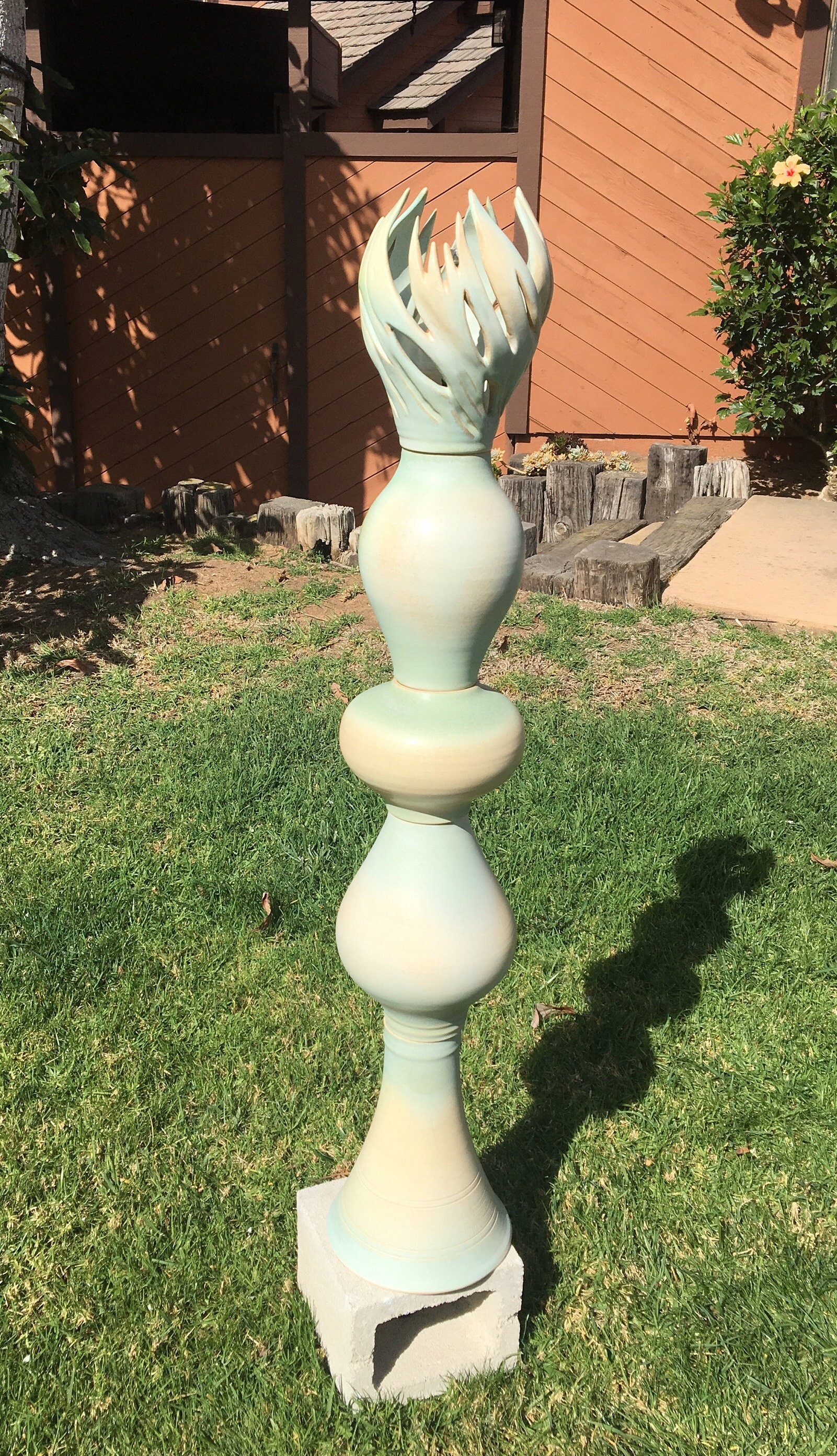 Ceramic Garden Sculpture 8 Etsy