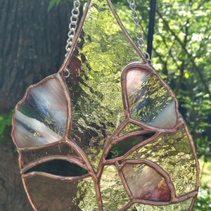 Teardrop Mohnblumen Glasmalerei-Muster