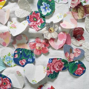vintage fabric stickers vintage scrapbook stickers shabby etsy