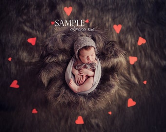 valentine's day/ newborn digital background/ newborn digital backdrop/ instant download