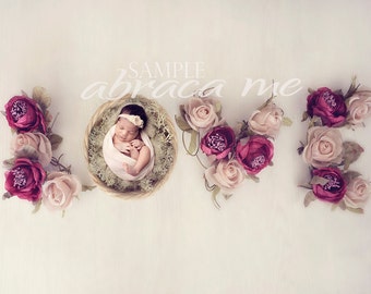 LOVE newborn digital background/ newborn digital backdrop/ instant download