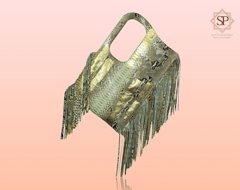 Python Bag New-York New-York Gold