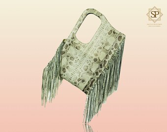 Python Bag New-York New-York White Natural