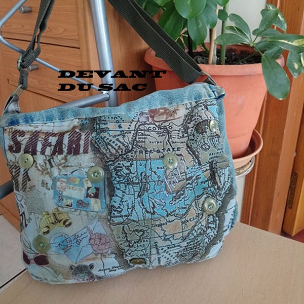 Sac à main en tissu.