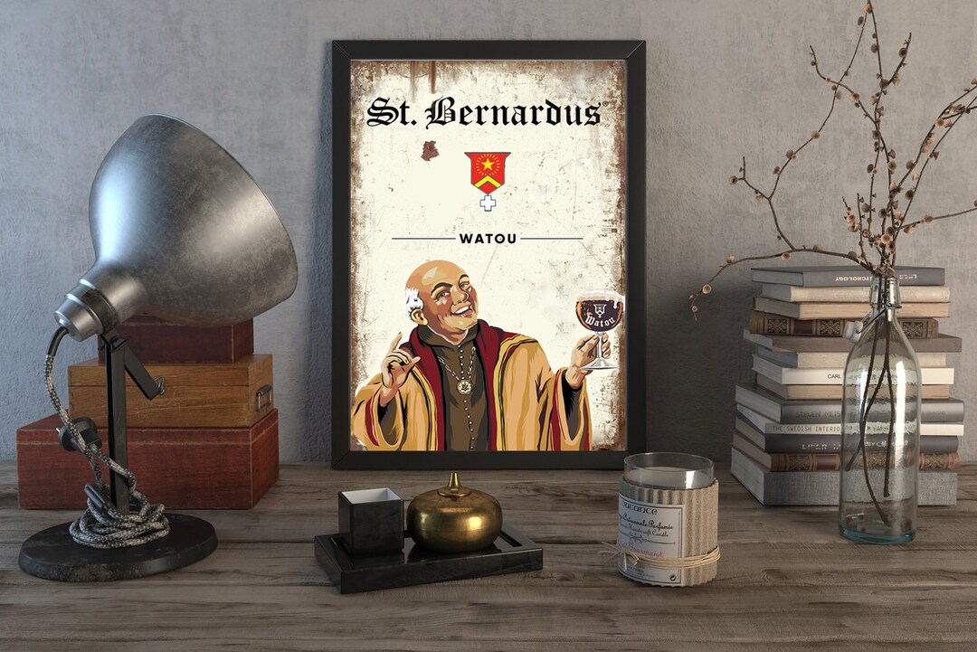 St Bernardus Beer Sign METAL Wall Art Christmas Classic Recipe - Etsy