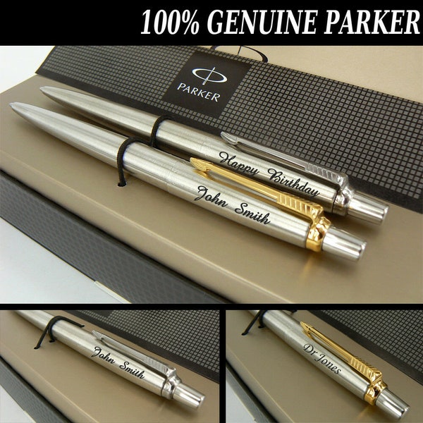 Personalised Laser Engraved Parker Jotter Ballpoint Pen Customised