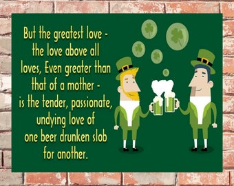 Irish Beer Quote Etsy