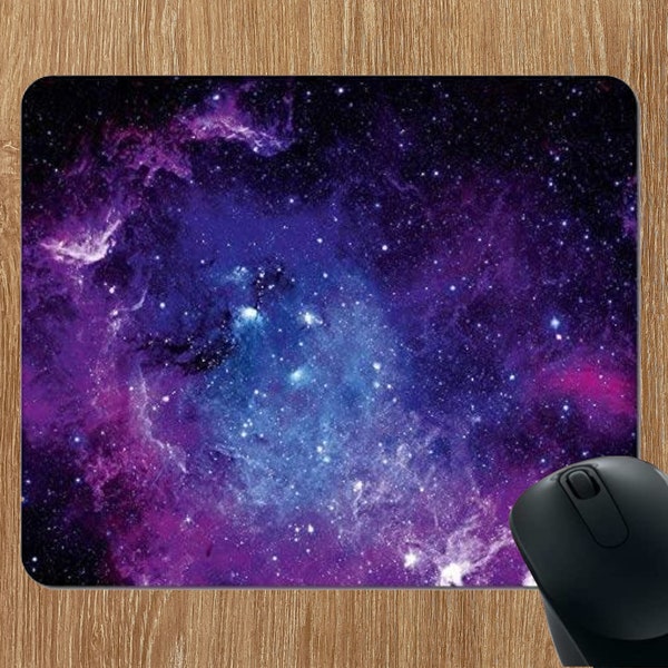 Purple Solar Galaxy Universe Space System Mouse Mat Pad Computer 23cm x 19cm