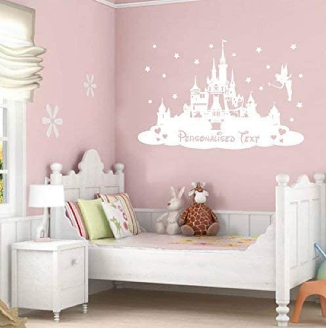 Personalised Princess Castle Wall Sticker Decal Kids Room Sticker Girls