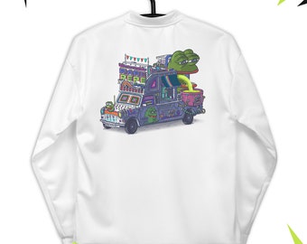 ARRÉS RARE PEPE Soup Unisex Bomber Jacket #1