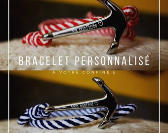 Bracelet personnalisé couple confiné 2020