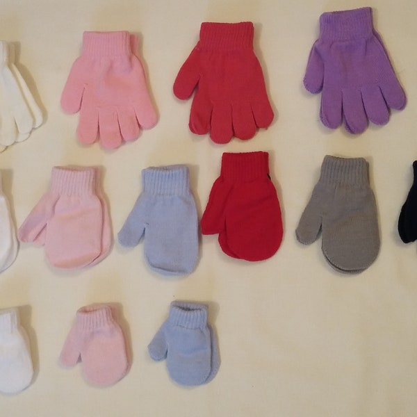 Gants pour enfants et moufles pour bébés et bébés