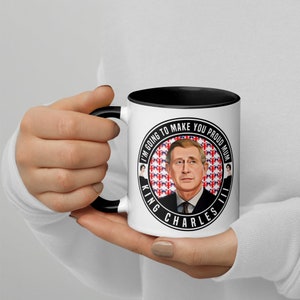 I’m Going To Make You Proud Mum - King Charles III Mug with Colour Inside