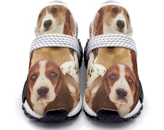 Cute Puppy Unisex Sneakers, Lightweight Athletic Shoes