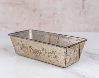 Vintage and Weathered Bread Loaf Pan-Food Photography Props