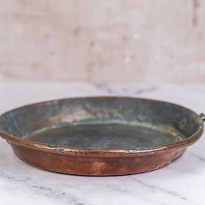 French Copper Roasting Gratin Dish Pot Pan-Food Photography Prop Food Styling Prop Styling