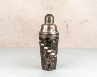 Vintage Napier "TELLS YOU HOW" Cocktail Shaker