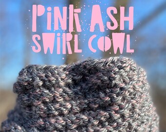 PINK ASH Swirl i.knit Cowl