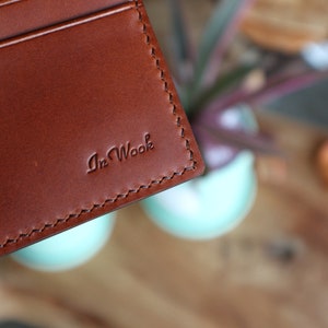 Cartera de cuero, cartera de cuero de diseño único, cartera para hombre, cartera para regalo de hombre, cartera imagen 10