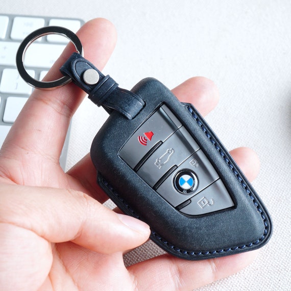 Handgemachte BMW Auto Schlüsseltasche, Leder Auto Key Fob Cover