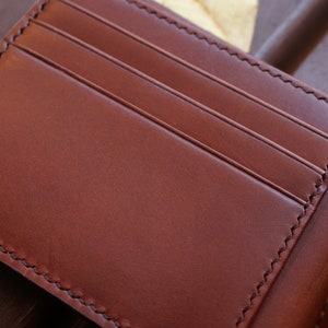 Cartera de cuero, cartera de cuero de diseño único, cartera para hombre, cartera para regalo de hombre, cartera imagen 5