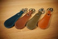 Personalized leather shoehorn, leather mini shoehorn, leather shoehorn keyring, gift for mens women product logo