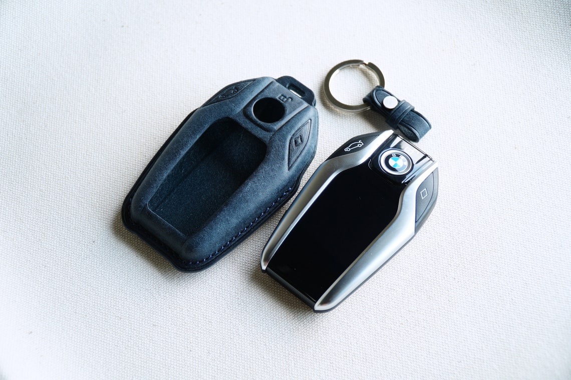 Handmade BMW Display Key Case Leather Car Key Fob Cover Etsy