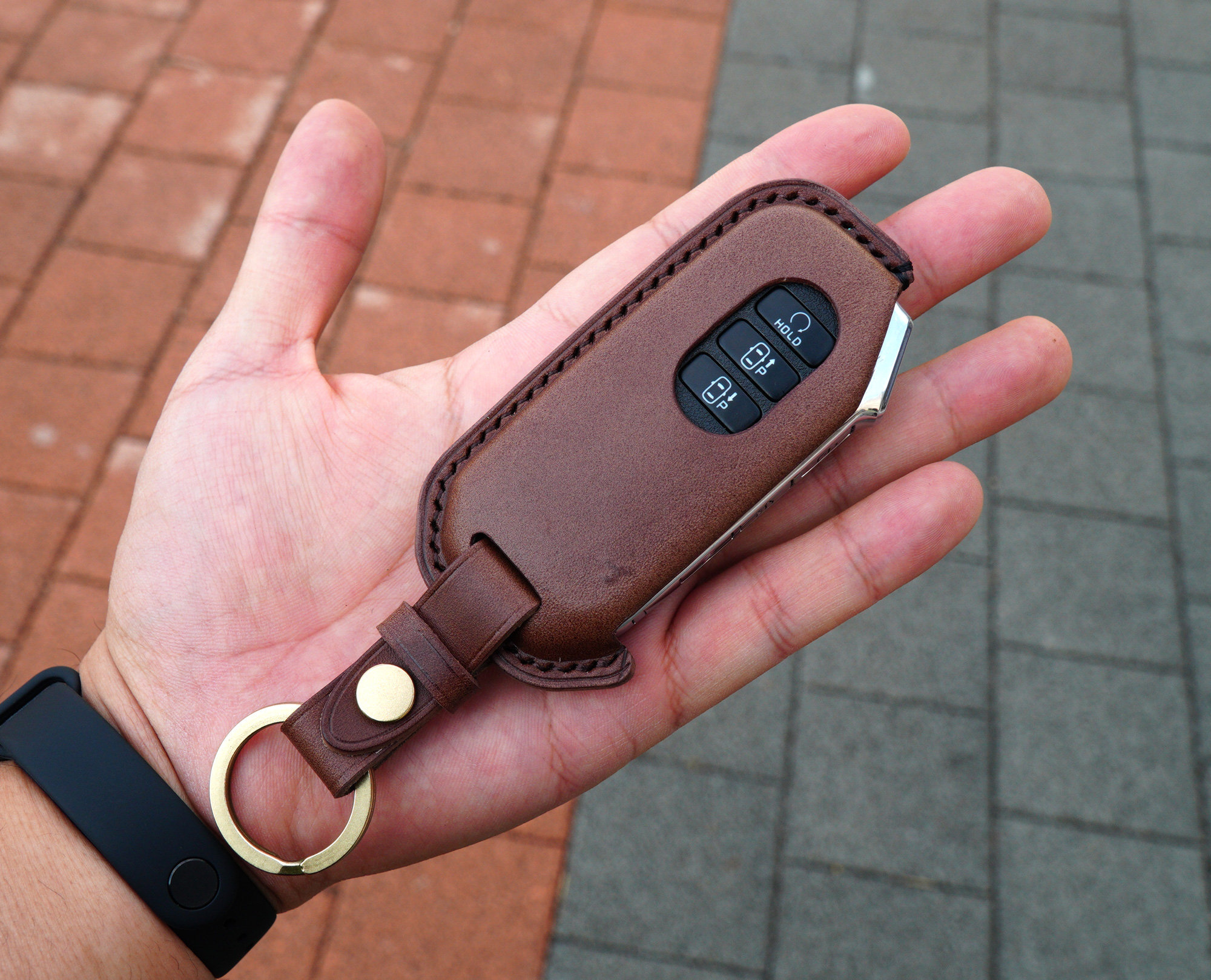 KIA smartkey fob key case, Sorento k5 k8 ,EV6, smart key cover, key holder, key leather case, kia car key holder, key leather case